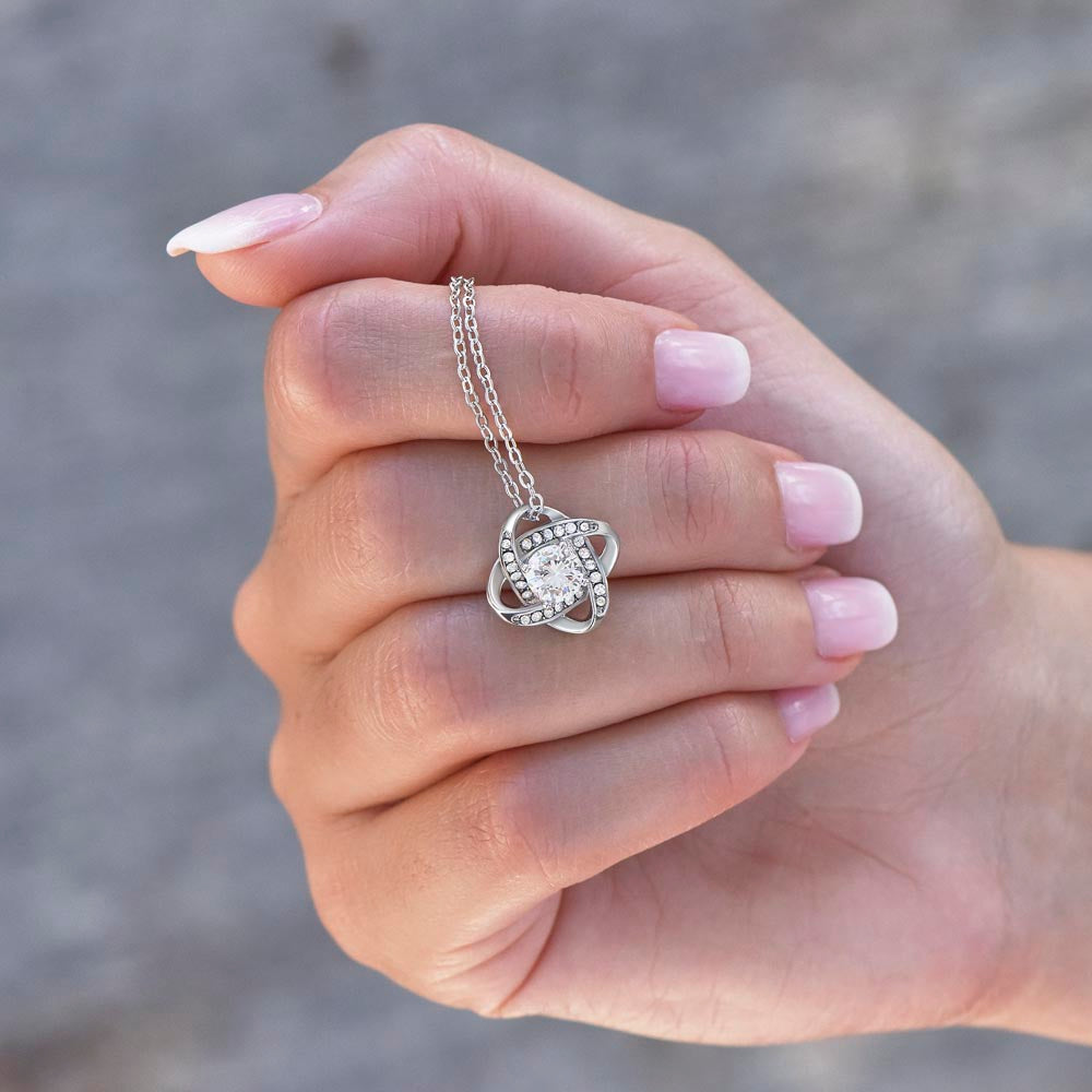 To my daughter - Love Knot Necklace