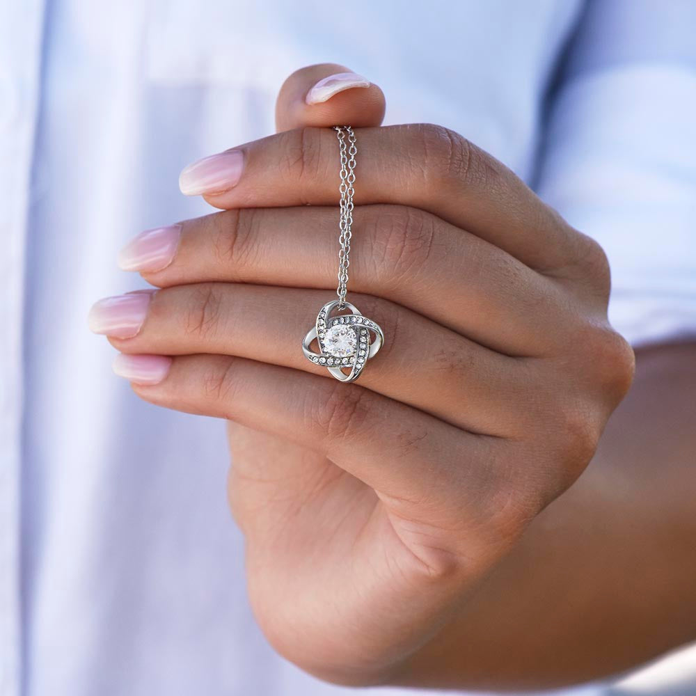 To my daughter - Love Knot Necklace