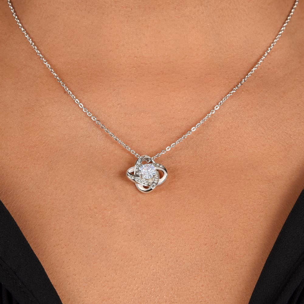 To my daughter - Love Knot Necklace
