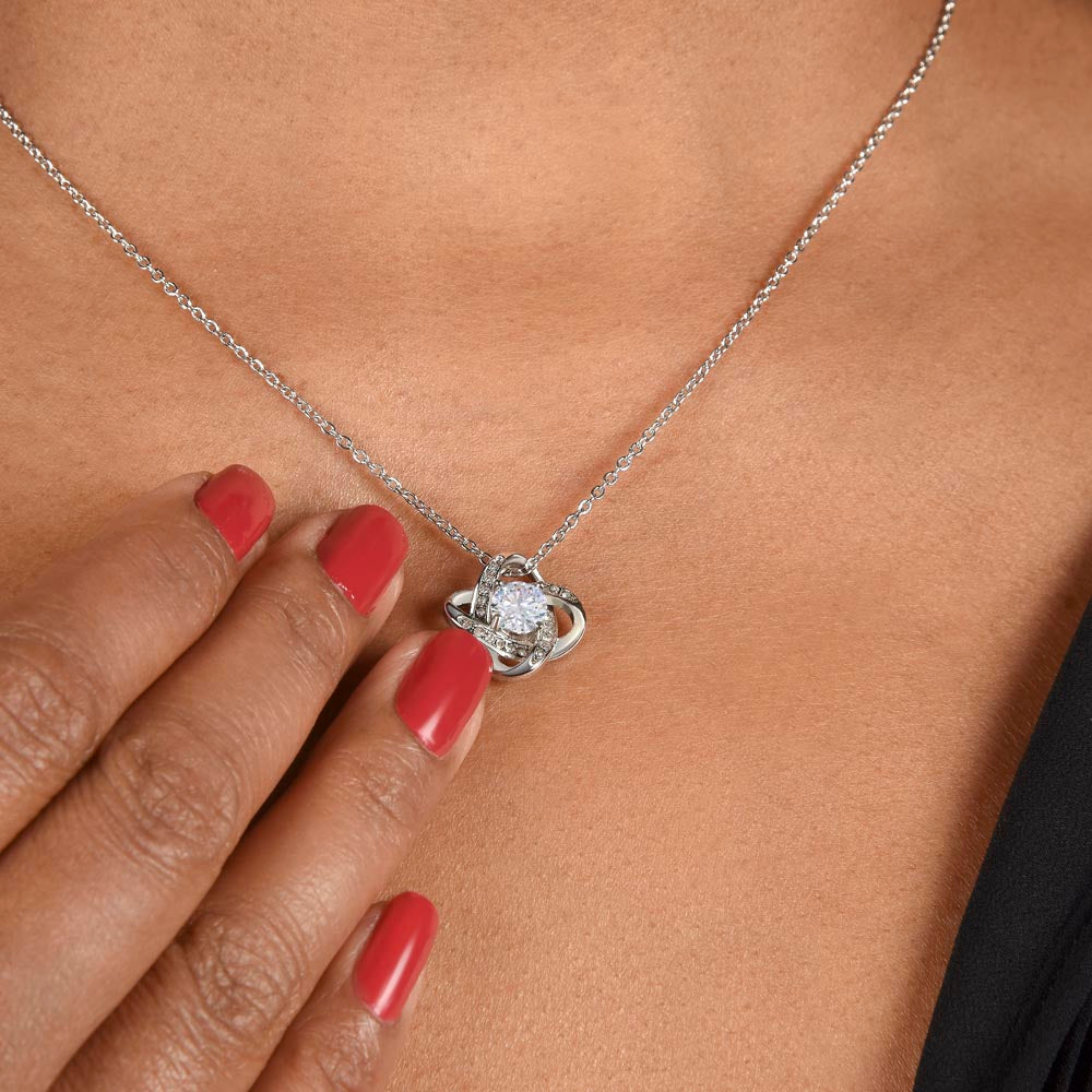 To my wife - Love Knot Necklace