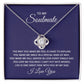 To My Soulmate - Love Knot Necklace