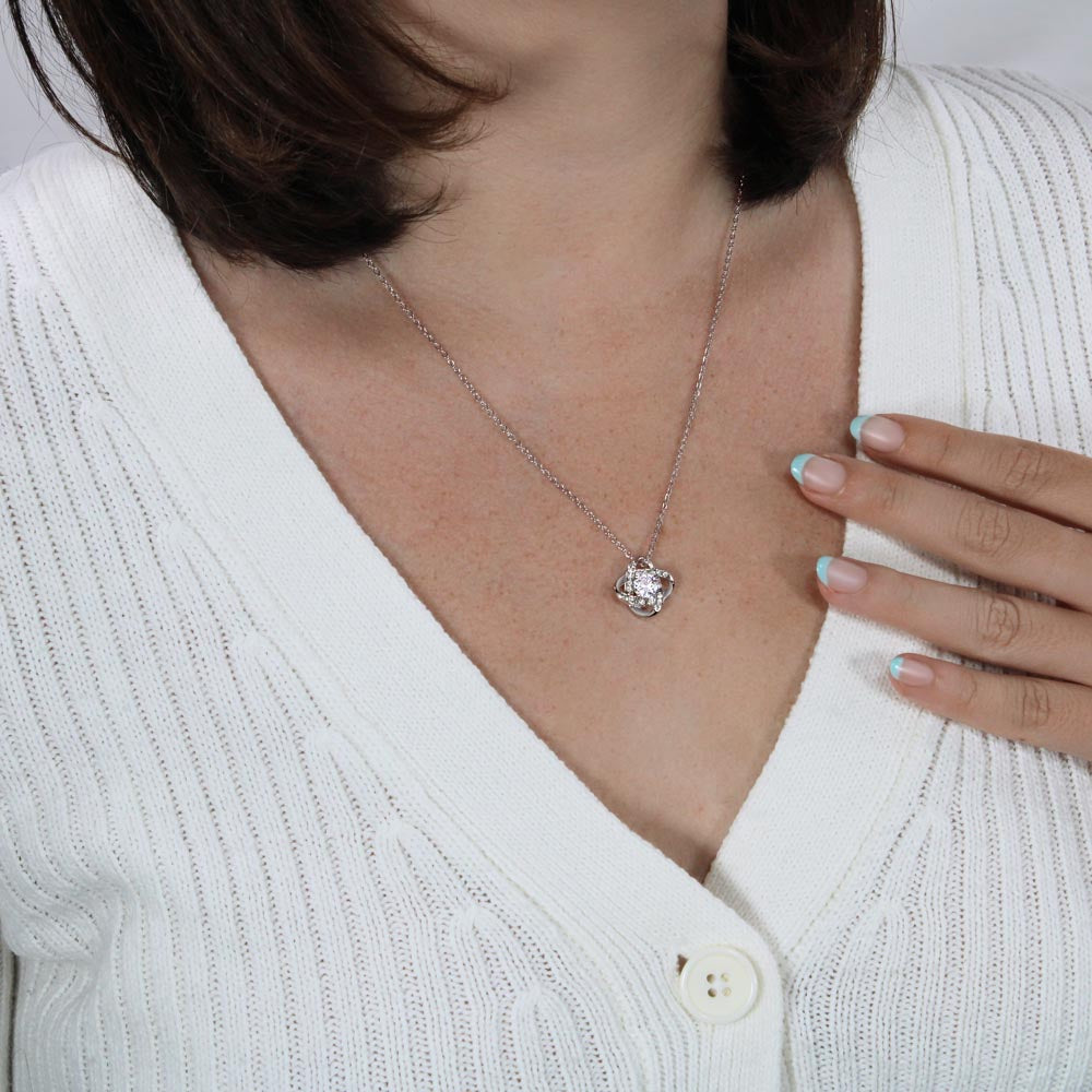 To my wife - Love Knot Necklace