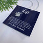 To my wife - Love Knot Necklace